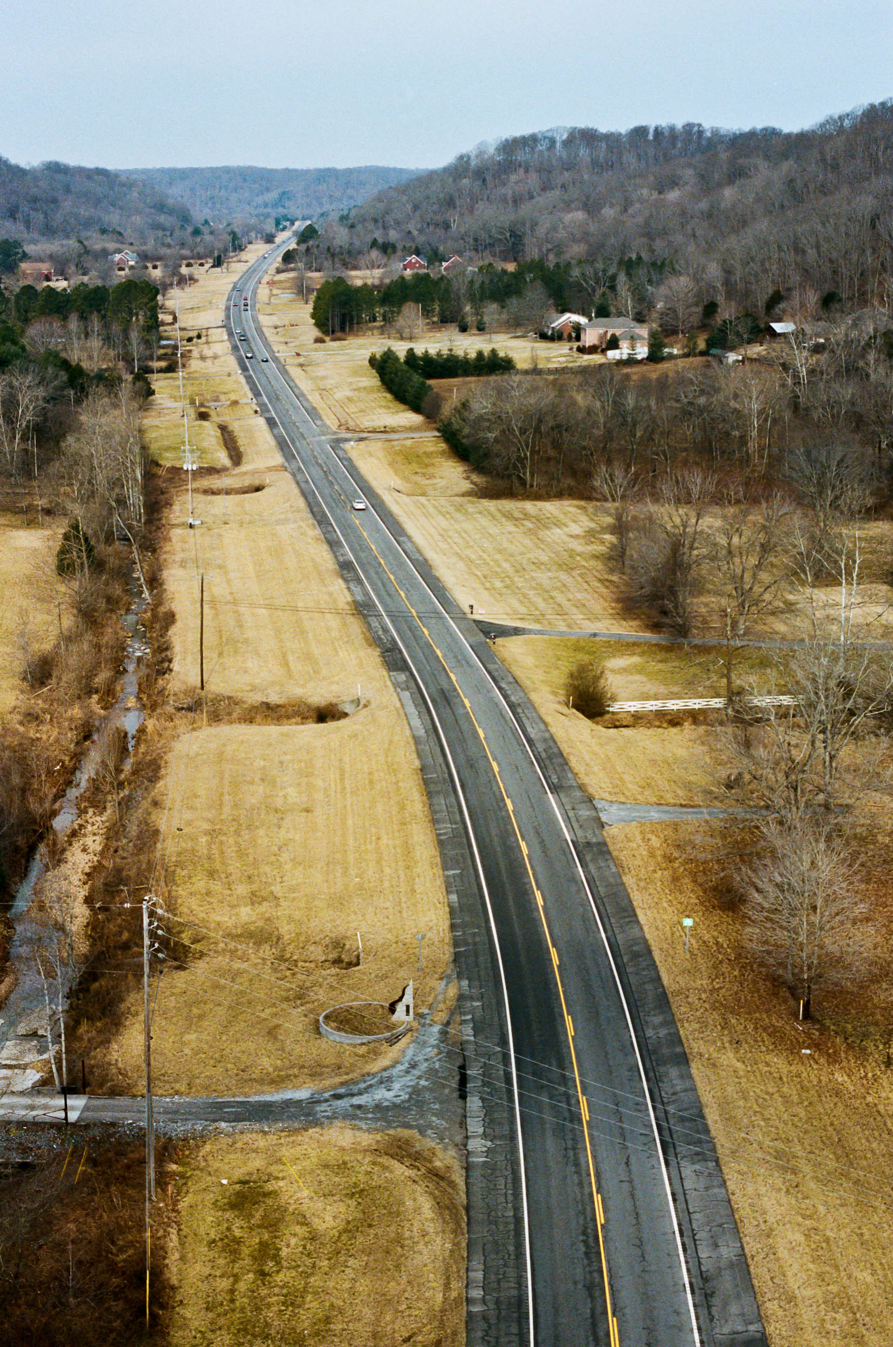 Highway 96 looking Northwest as seen from the Natchez Trace Bridge in Franklin Tennessee