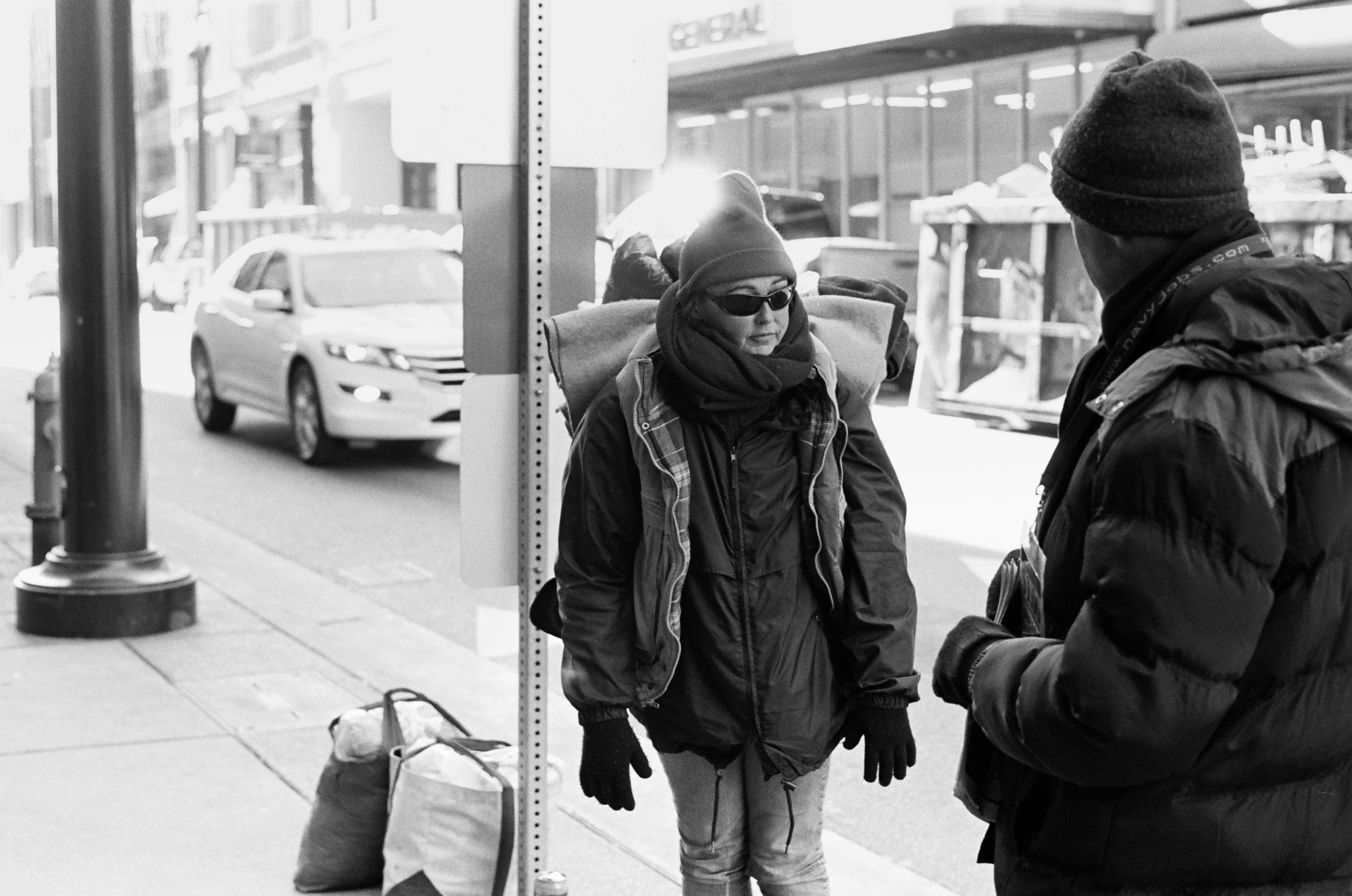 Nashville Street Photography. Shot on Kodak Trix-400 (35 mm Gelatin Silver)