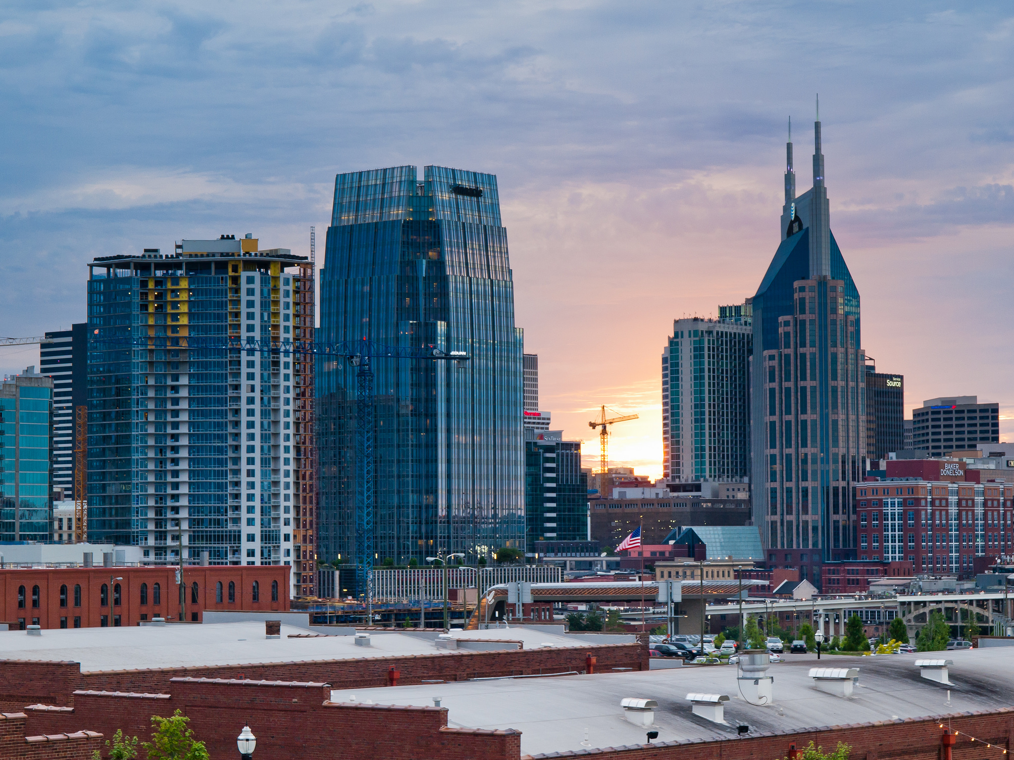 View from the South - Downtown Nashville, Tennessee - Olympus E520 / 14-54mm f2.8-3.5